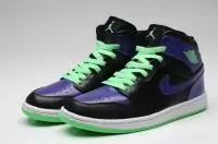 2019U nike femme air jordan 1 sport chaussures pas cher noir vert